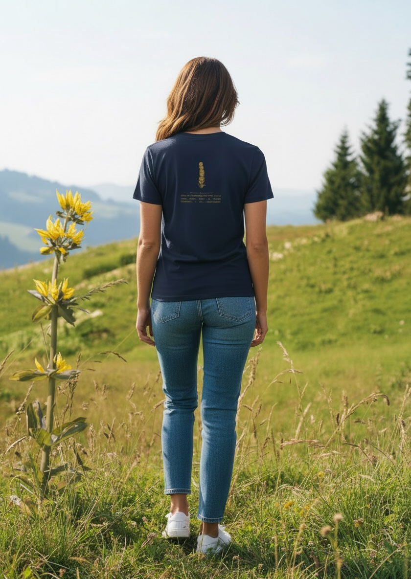 T-shirt gentiane