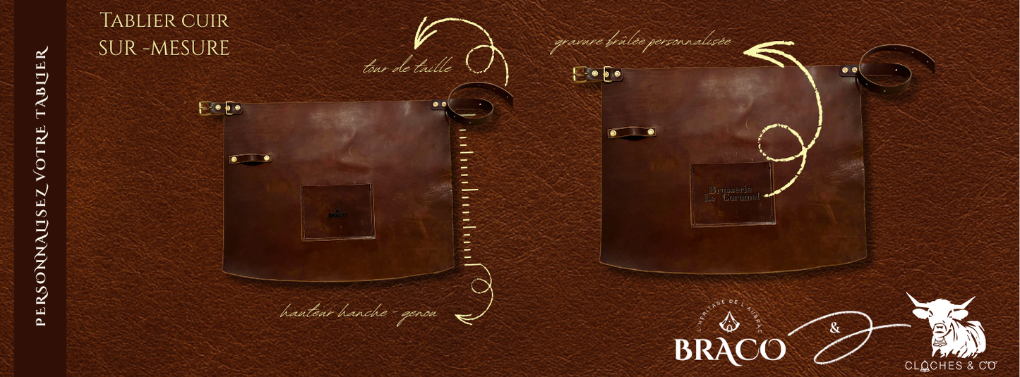 Tablier cuir ~ bougnat héritage